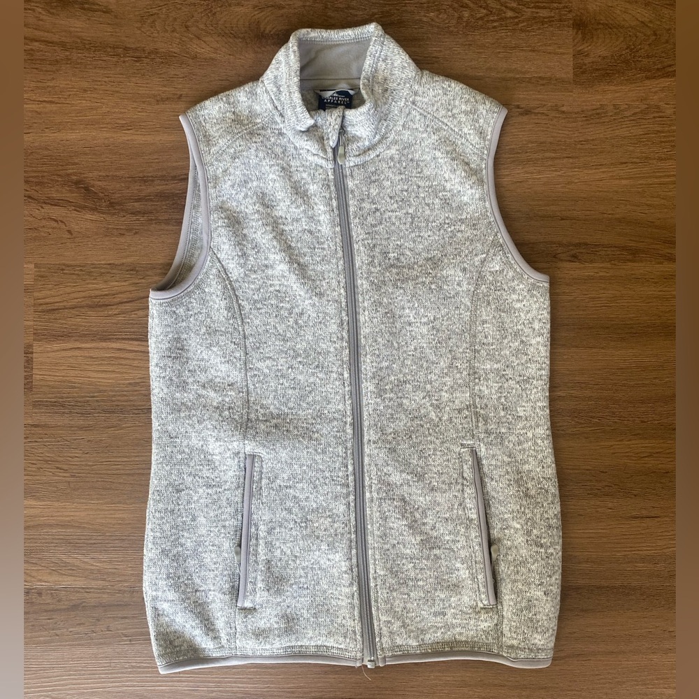 Charles River Apparel Women's Gray Fleece Vest